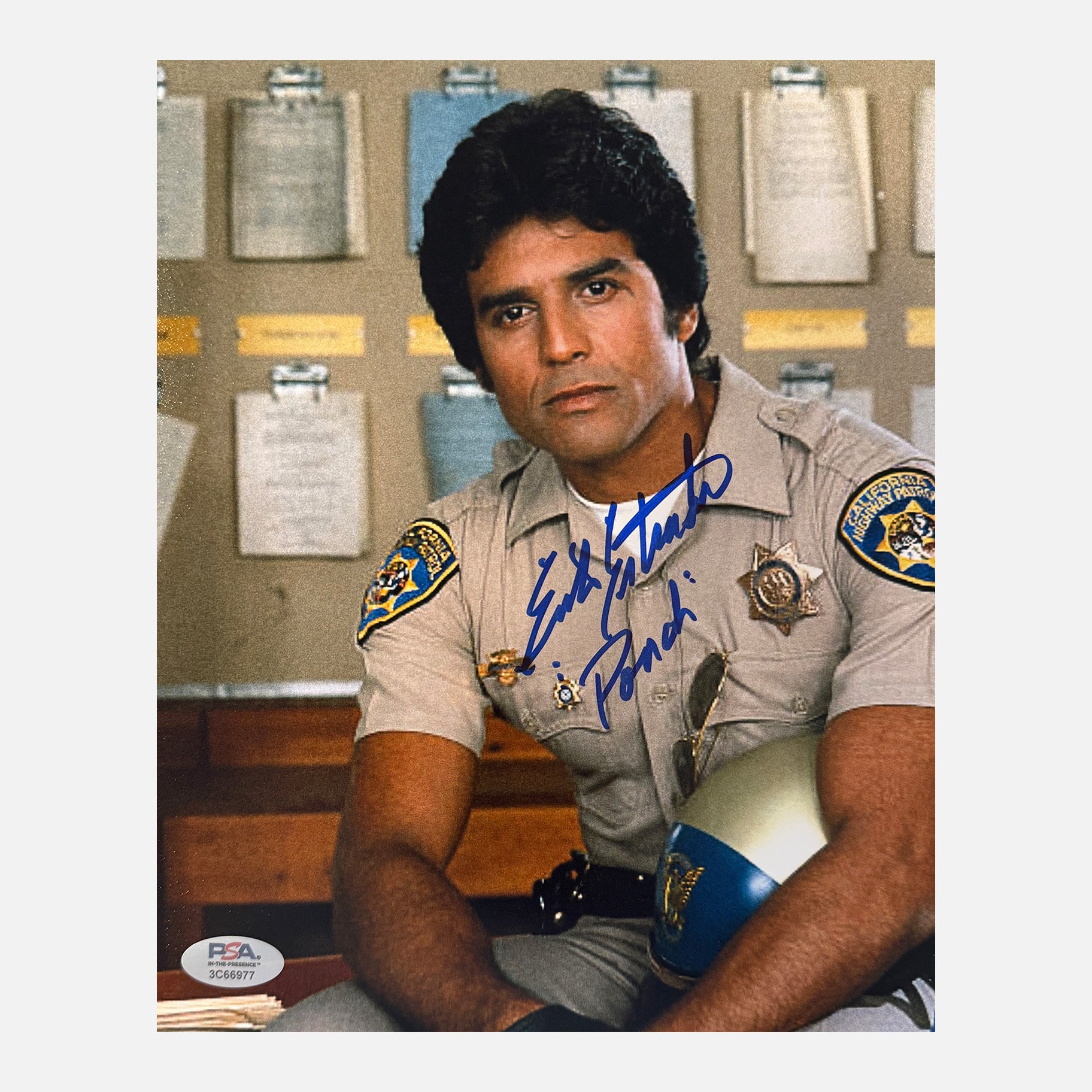 Erik Estrada Signed "CHiPs" 8x10 Photo