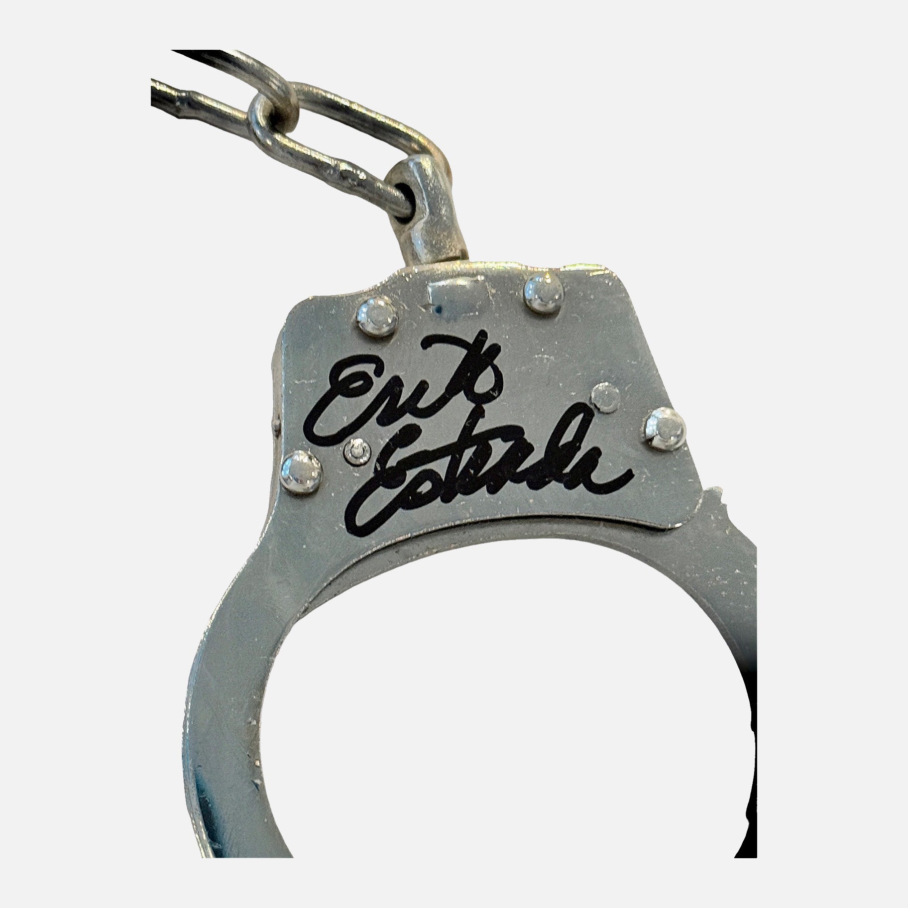 Erik Estrada Signed "CHiPs" California Highway Patrol Handcuff Set