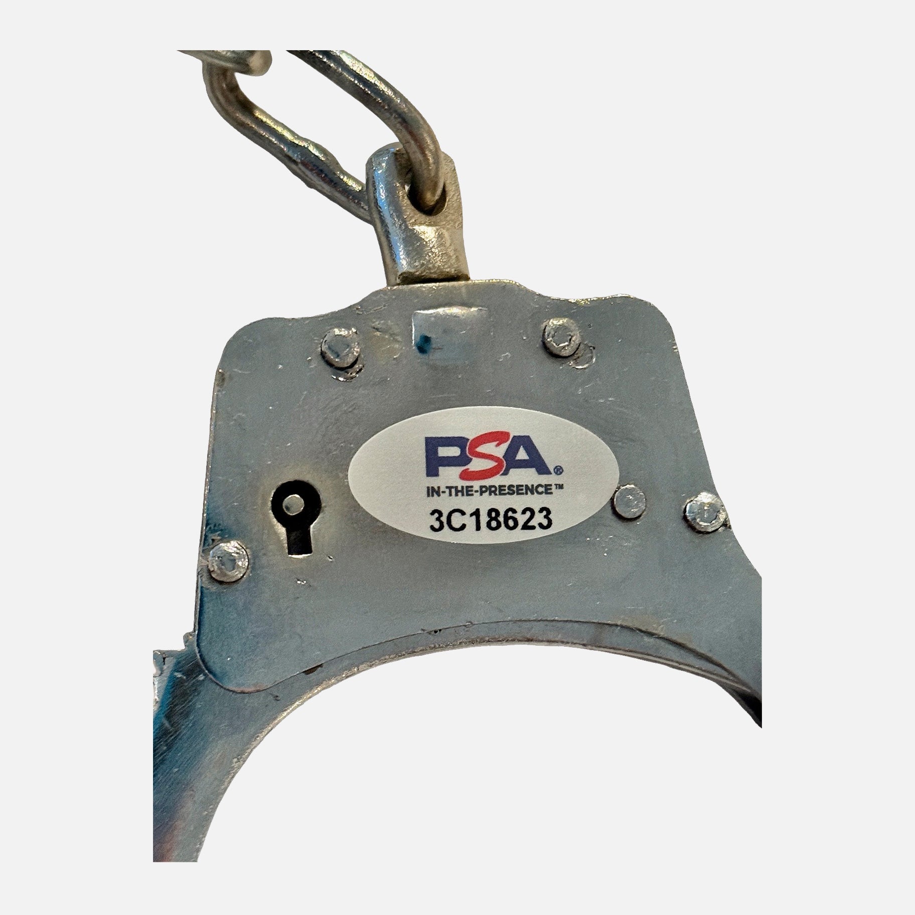 Erik Estrada Signed "CHiPs" California Highway Patrol Handcuff Set