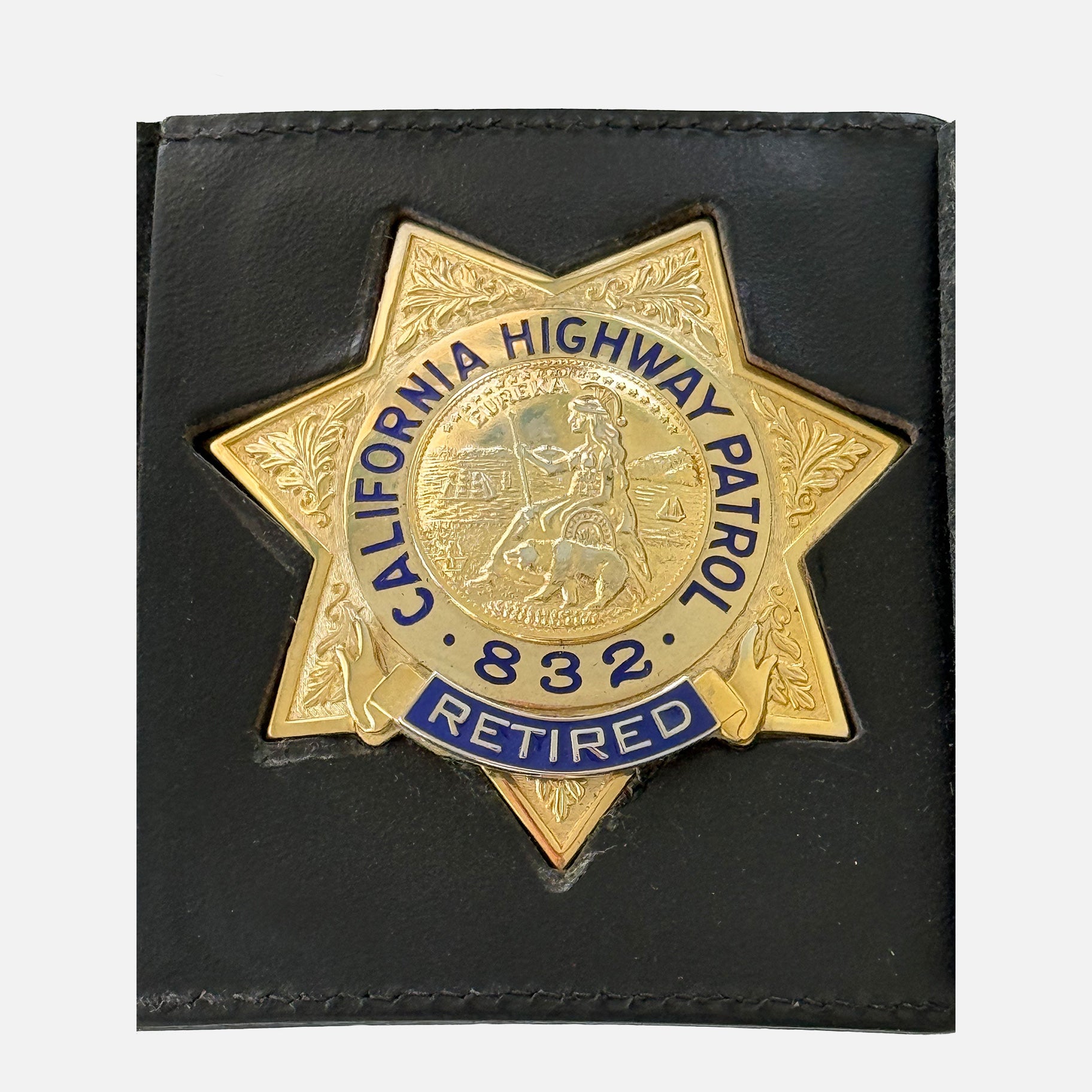 Erik Estrada Signed Original California Highway Patrol Badge & ID