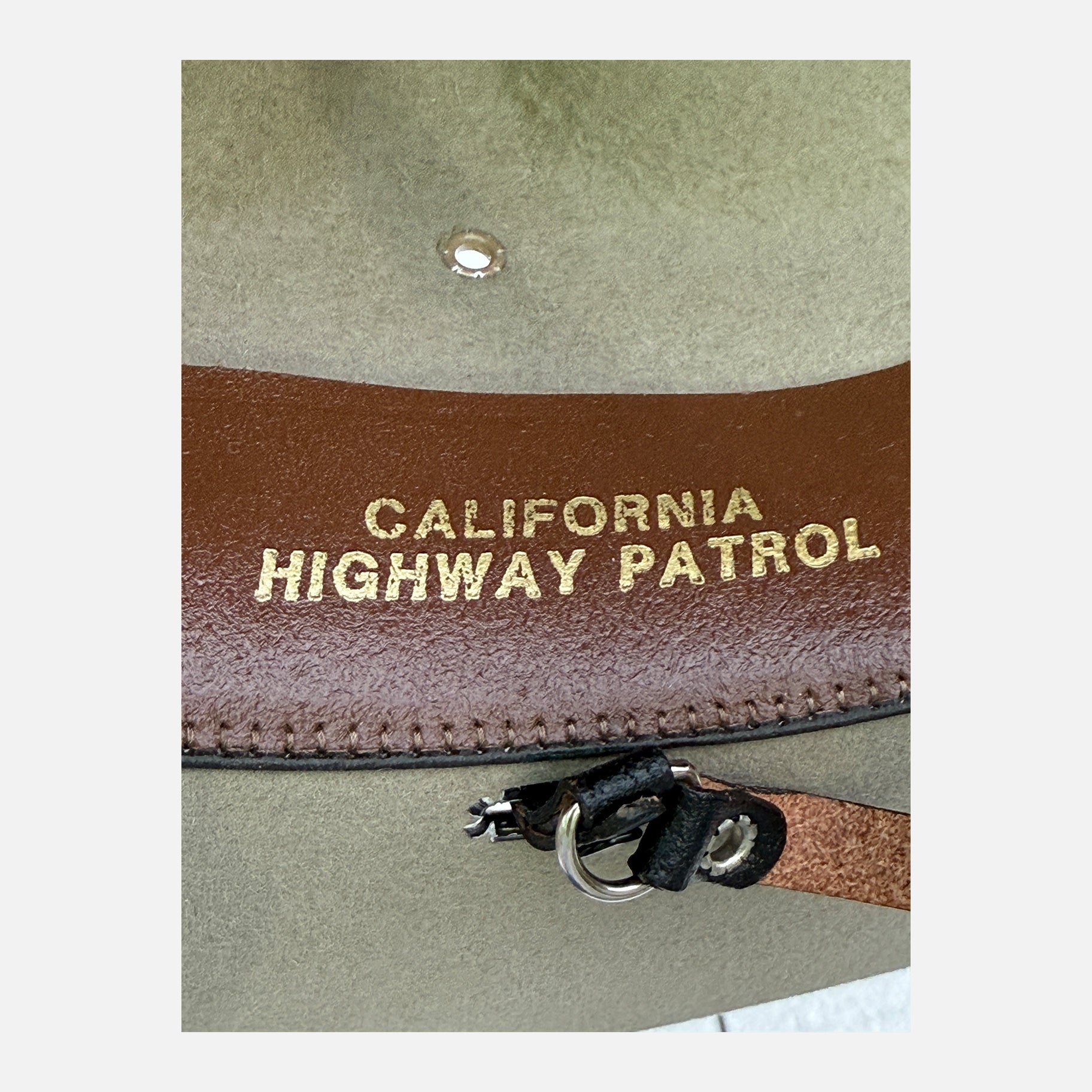 Erik Estrada Signed Original California Highway Patrol Stratton Hat